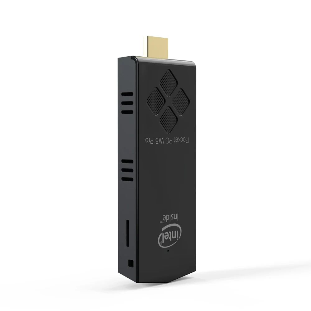 Мини ПК W5 pro с Windows 10 четырехъядерный процессор Intel atom Z8350 до 1 92 ГГц 4 ГБ/64 ГБ 2 4G/5G