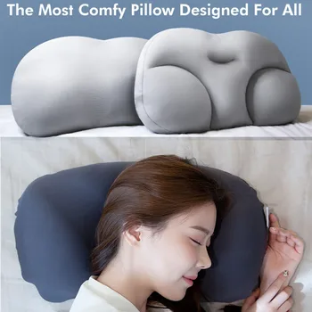 

3D Pillow Million Micro Airballs Sofa Bed Positioner Ergonomic Soft Cozy Relax Head Neck Back Machine Hand Washable Pillows