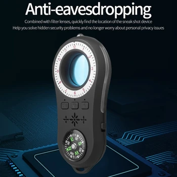 

Anti Candid Camera Bug Detector GPS Tracker Finder Multifunctional Anti-Spy Infrared Scanner Security Privacy Protector