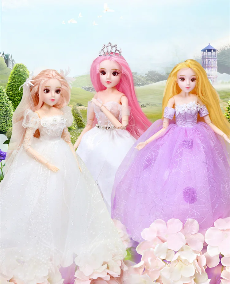 Dream Fairy 1/6 BJD Blyth кукла шарнир тело принцесса из свадебной серии Костюм Куклы с макияж Подарочная коробка подарочные игрушки ледяной, SD
