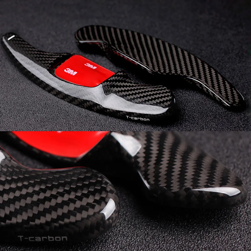 Рычаг переключения передач на руль из углеродного волокна DSG для Volkswagen VW MK7 Golf 7