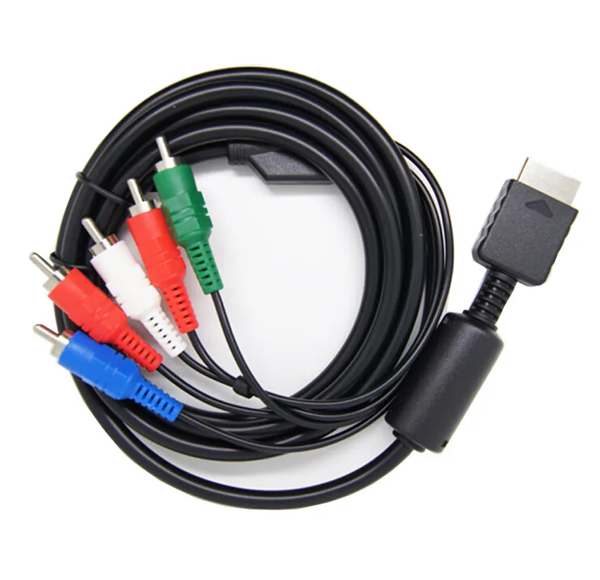 Кабель для передачи данных кабель 6 футов Φ RCA AV видео-аудио SONY Playstation 2 3 PS2 PS3 Прямая