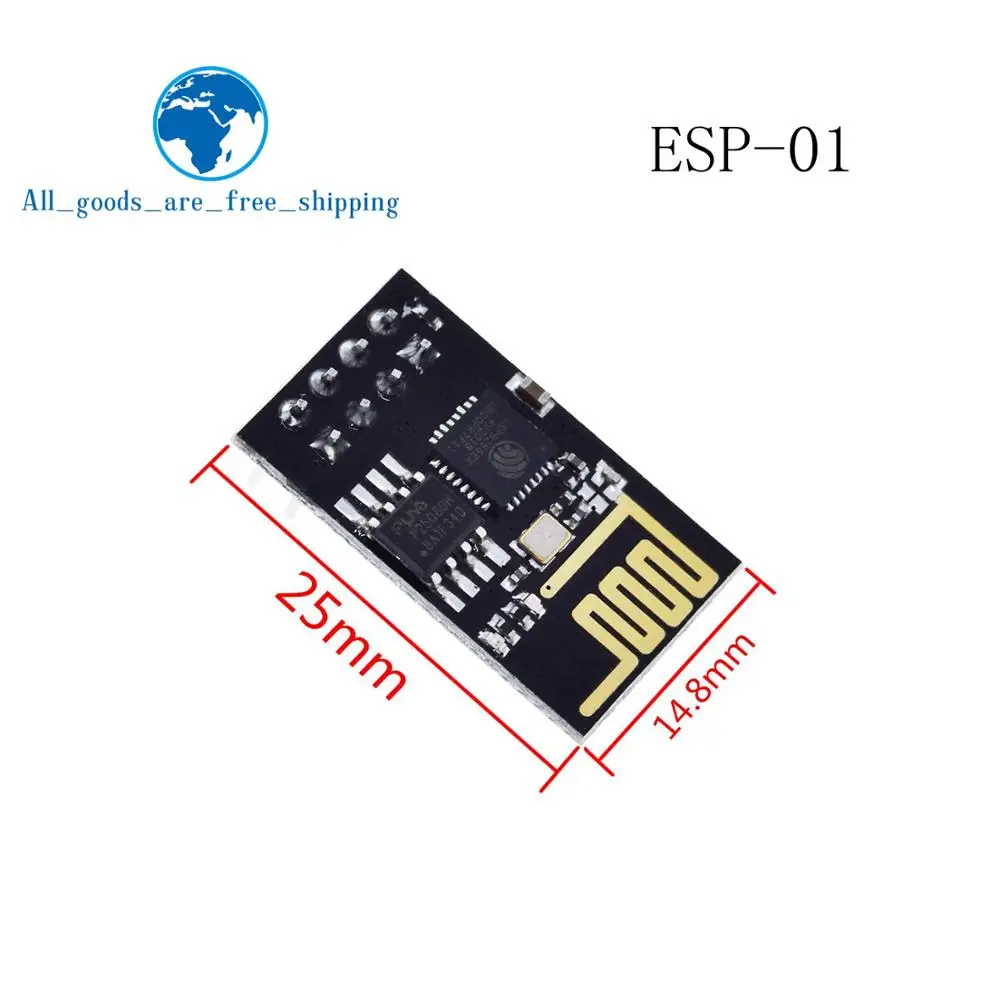ESP-01 ESP01 программатор адаптер UART GPIO0 ESP-01 адаптер ESP8266 CH340G USB к ESP8266 Серийный беспроводной Wifi разработчик плата модуль - Цвет: ESP-01