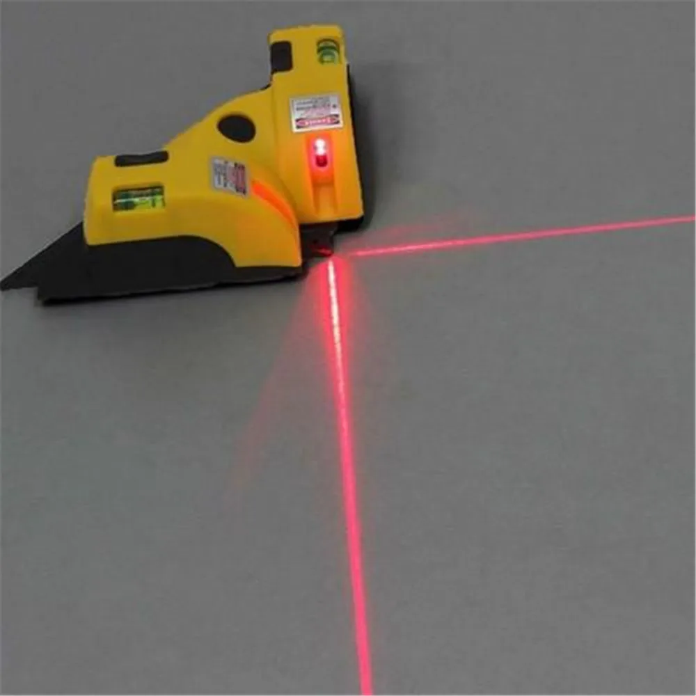 

Right Angle 90 Degree Vertical Horizontal Laser Line Projection Square Level Tool Laser Measurement Tool new