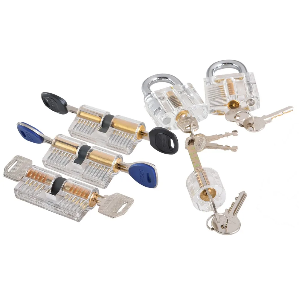7pcs-Transparent-Locks-Combination-Practice-Locksmith-Training (1)