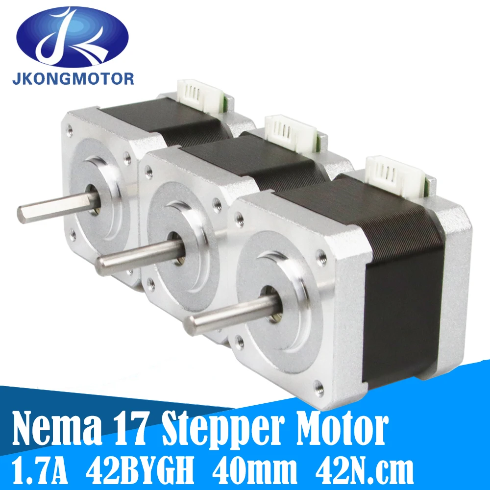 Motor de Passo Nema 17 com Condutores Cabo e Conector de 1m para Impressora 3d 40 mm 42bygh 59.5 a 42ncm Oz.in Nema17