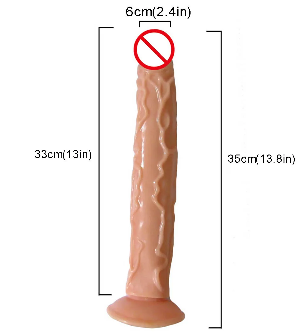 Реалистичный фаллоимитатор с присоской Женский мастурбатор секс игрушки