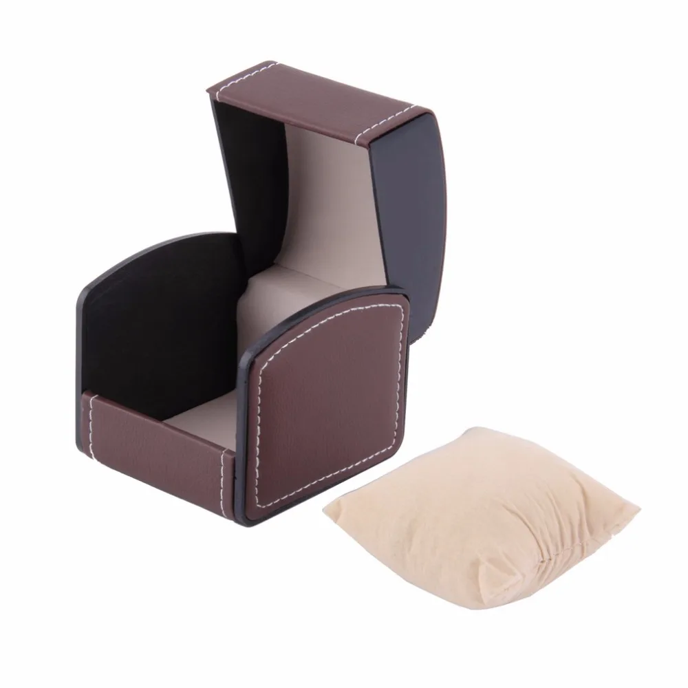Luxury Watch Box Display Case Packaging Jewelry Leather Storage Holder Organizer Traveling Professional caixa para relogio 2019