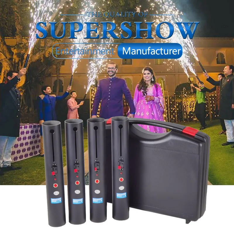 

Hand Held Cold Pyro Shooter-Reusable Use Normal Cold Pyro Fireworks Firing System For Stage Fountains Fireworks Ignition System