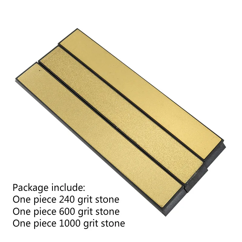 DMD 3 шт./компл. Ножи точилка Edge Diamond Whetstone шлифовальные камни прочный Кухня
