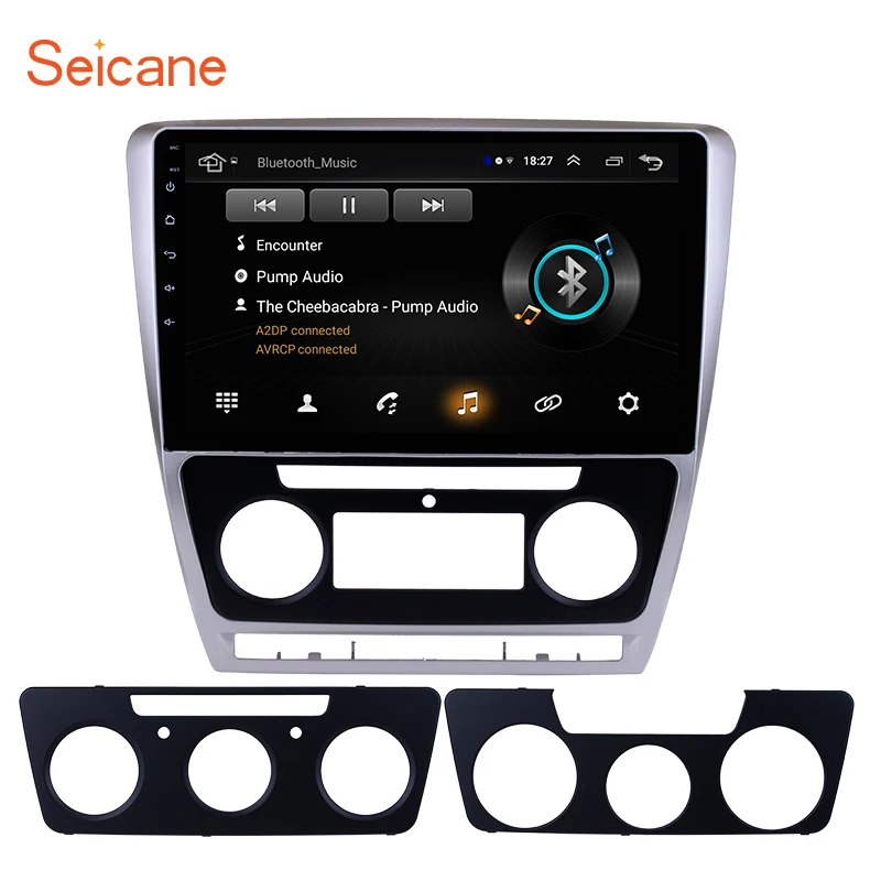 Скидка Seicane Android 8,1 10,1 дюймов сенсорный экран font b gps b font Автомагнитола для 2007 2008 2012 2013 2014 SKODA Octavia музыкальный мультимедийный плеер