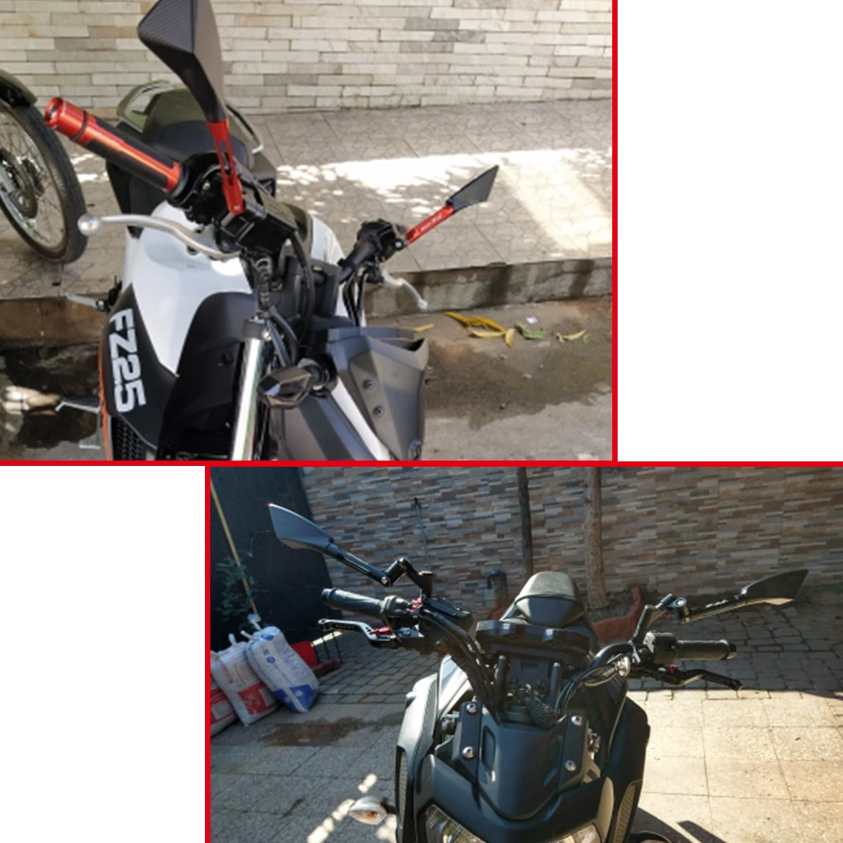 Universal espelho da motocicleta cnc retrovisor lateral para suzuki gsf650 bandit