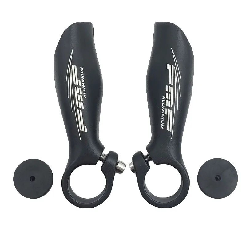 cheap Pair Of Bicycle Handlebar Aluminum Alloy Bicycle MTB Bike Handlebar Bar Ends Shock Resistant Bike Handlebar