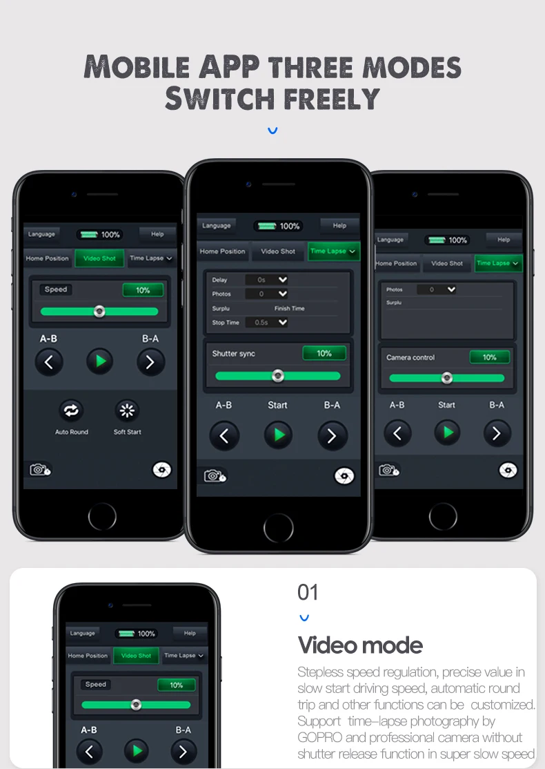 Фотография Bluetooth углеродная камера слайдер приложение моторизованный TimeLapse Электрический задержка рельса направляющая для Canon DSLR Youtube видео