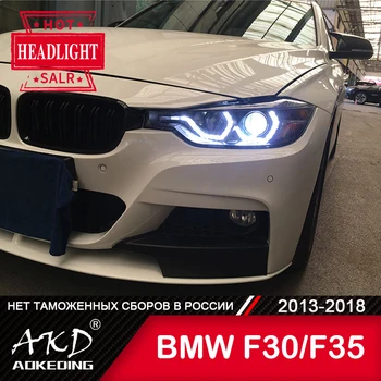 

For Car BMW F30 Head Lamp 2013-2018 Car Accessory Fog Lights Day Running Light DRL H7 LED Bi Xenon Bulb 320i 318i F35 Headlights
