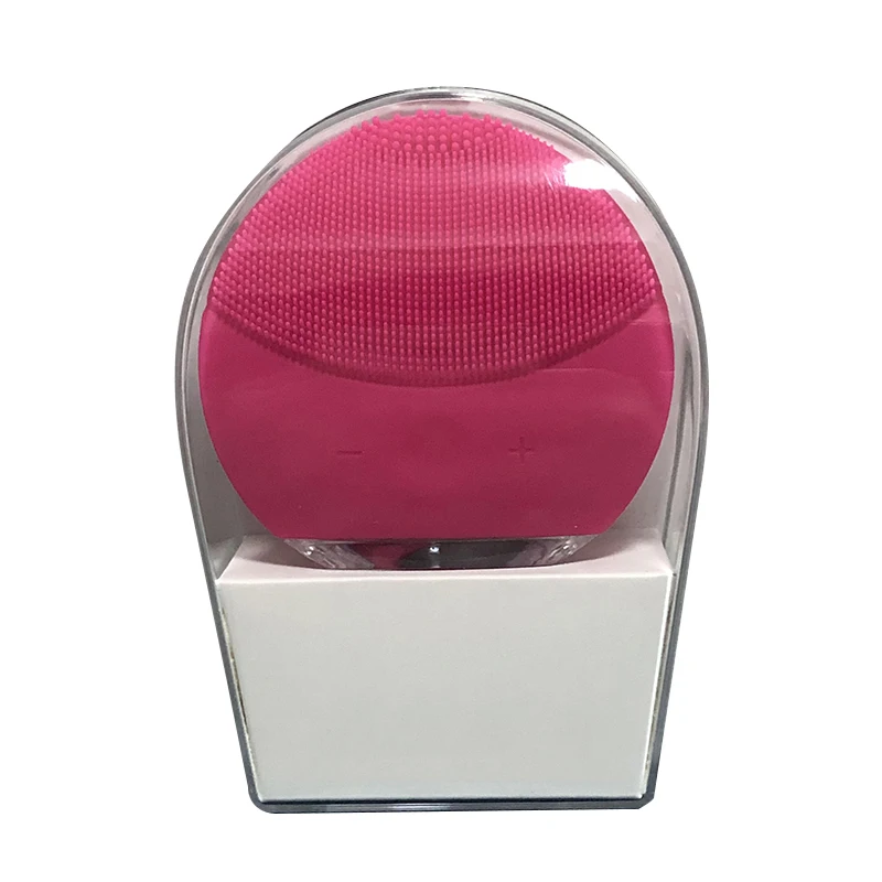 

Quality 1:1 Mini 2 Sonic Silicone Electric Wash Brush Face Scrubber Pore Facial Cleaning Brush Waterproof Beauty Instr