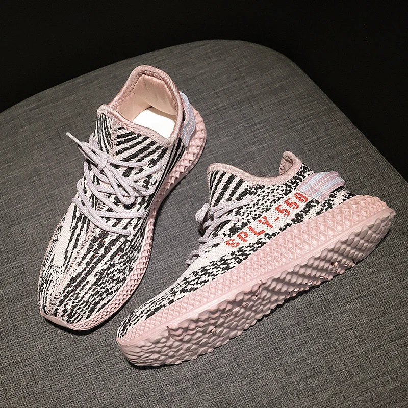 6637-Pink YRRFUOT/женская спортивная обувь; уличный светильник; дышащие кроссовки; женская прогулочная обувь высокого качества; оригинальная нескользящая обувь для бега - Цвет: 6637-Pink