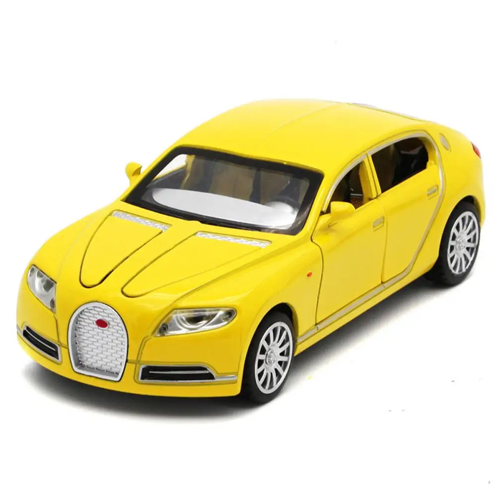 1:32 игрушечный автомобиль Bugatti Die-легкоплавкий Металл музыкальный сплав автомобильные Diecasts& Toy транспортные средства модель автомобиля Миниатюрная модель автомобиля игрушки для Chil