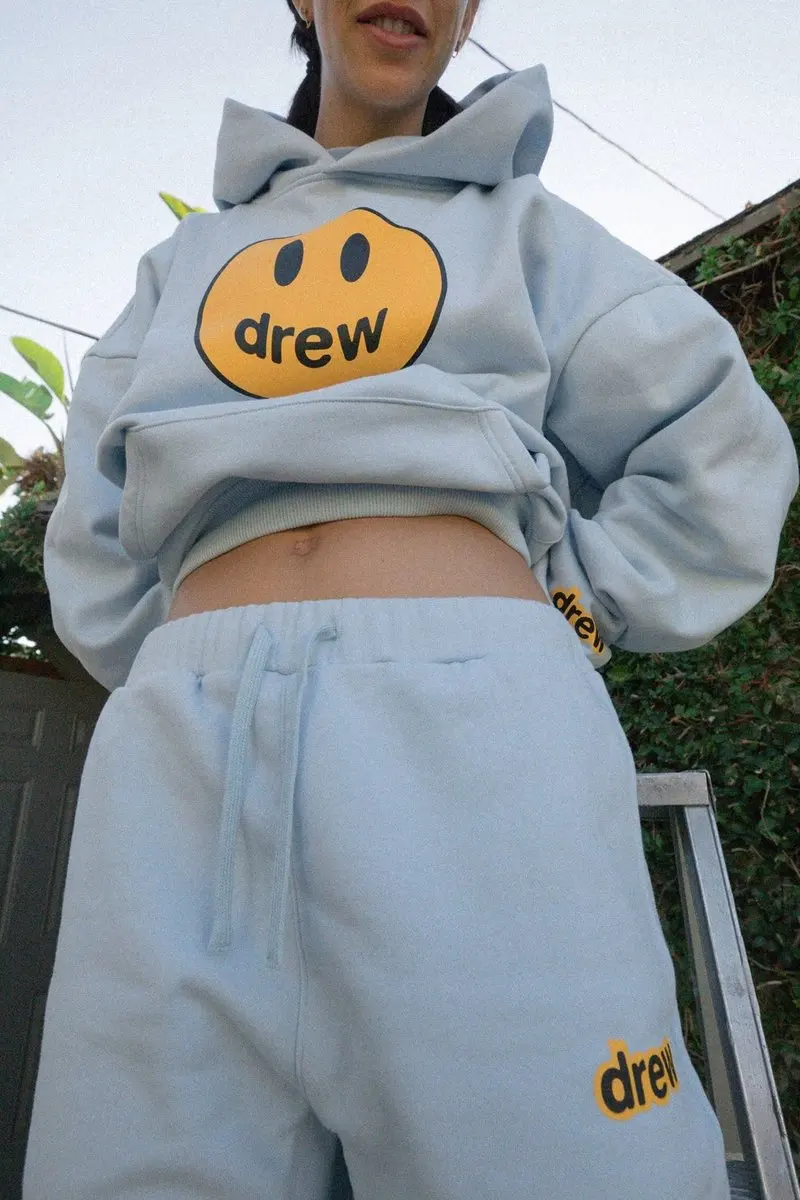 Джастин Бибер drew house брюки для мужчин и женщин повседневные брюки drew house брюки уличная одежда хип-хоп спортивные drew house брюки