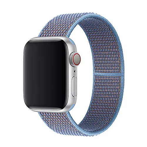 New Cerulean Спортивный нейлоновый ремешок для apple watch 4, apple watch 5, ремешок correa iwatch 44 мм, 40 мм, 38 мм, 42 мм, apple watch series 4, 3, 2, 1 - Цвет ремешка: New Cerulean