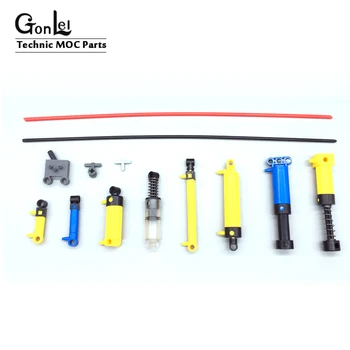 

Technic Parts 1x5/2x6 Pneumatic Pump Small (6L) V2 with Reinforced Cylinder 19475/19482 Compatible with 19576 Blocks Parts