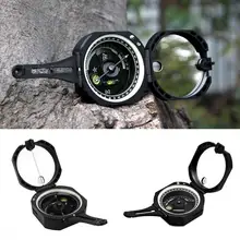Портативный геологический компас легкий для выживания на открытом воздухе военный многофункциональный компас для измерения склона дистанции походный инструмент