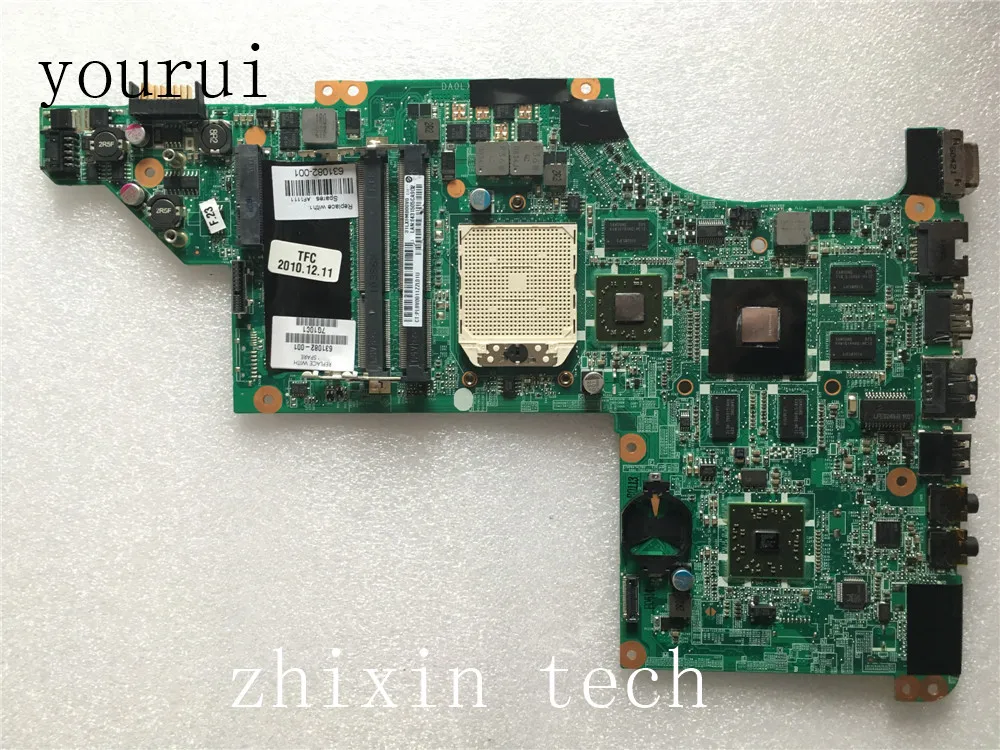 

yourui For HP Pavilion DV6-3000 Notebook PC Motherboard 631082-001 DA0LX8MB6D1 Laptopmotherboard DDR3 Test ok