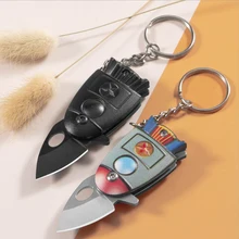 

Portable Mini Outdoor Camping Hunting Survival Pocket Tactical Folding Knife EDC Multi Knives Chain Defense Tool