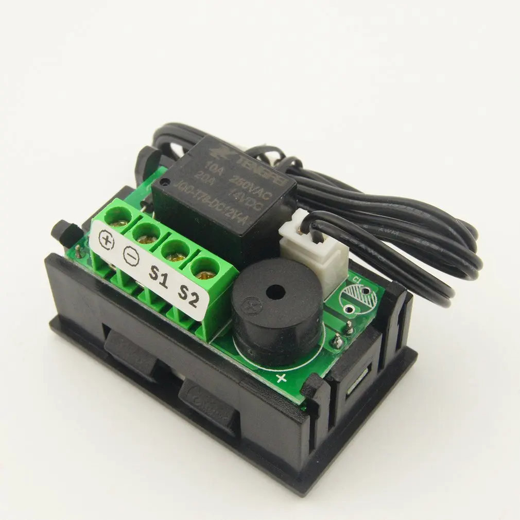 DC12V 20A цифровой регулятор температуры DIY умный мини-термостат регулятор Интеллектуальный Термометр с водонепроницаемым зондом