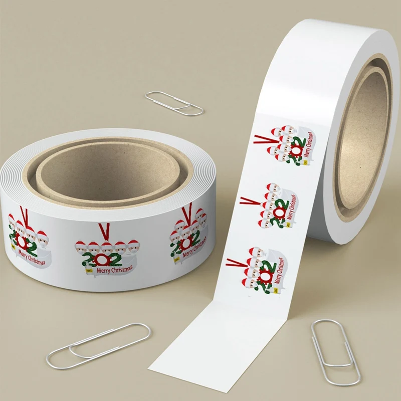 

2020 New Merry Christmas Stickers Labels Santa ClausSeal Stickers Sealing Gift Paper Label Sticker