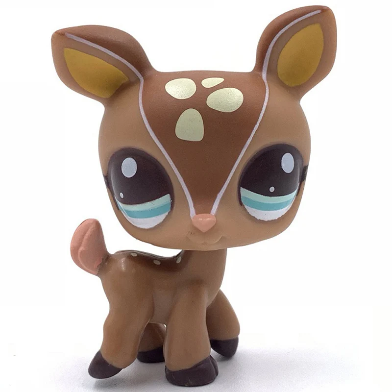 Оригинальные игрушки LPS для домашних животных кошек оленей #2499 мамы коричневые
