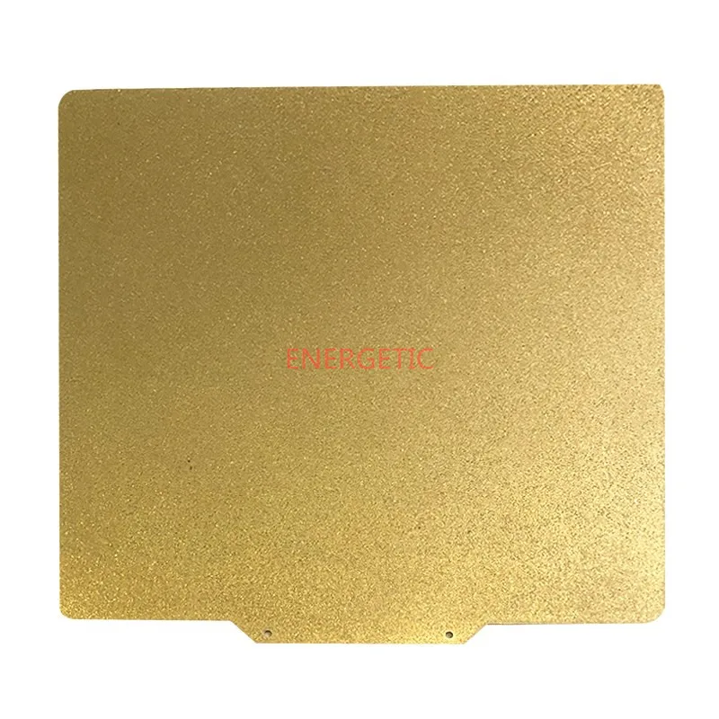 

ENERGETIC New One Side Textured PEI Powder-coated Removal Spring Steel Sheet Heat Bed+Base Square 120/203/220/235/260/280/310mm