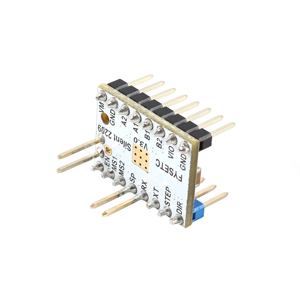 2 шт. TMC2209 v3.0 шаговый двигатель драйвер Stepsticks бесшумный драйвер 256 микрошагов ток 2.8A пиковый 3d принтер части VS TMC2208