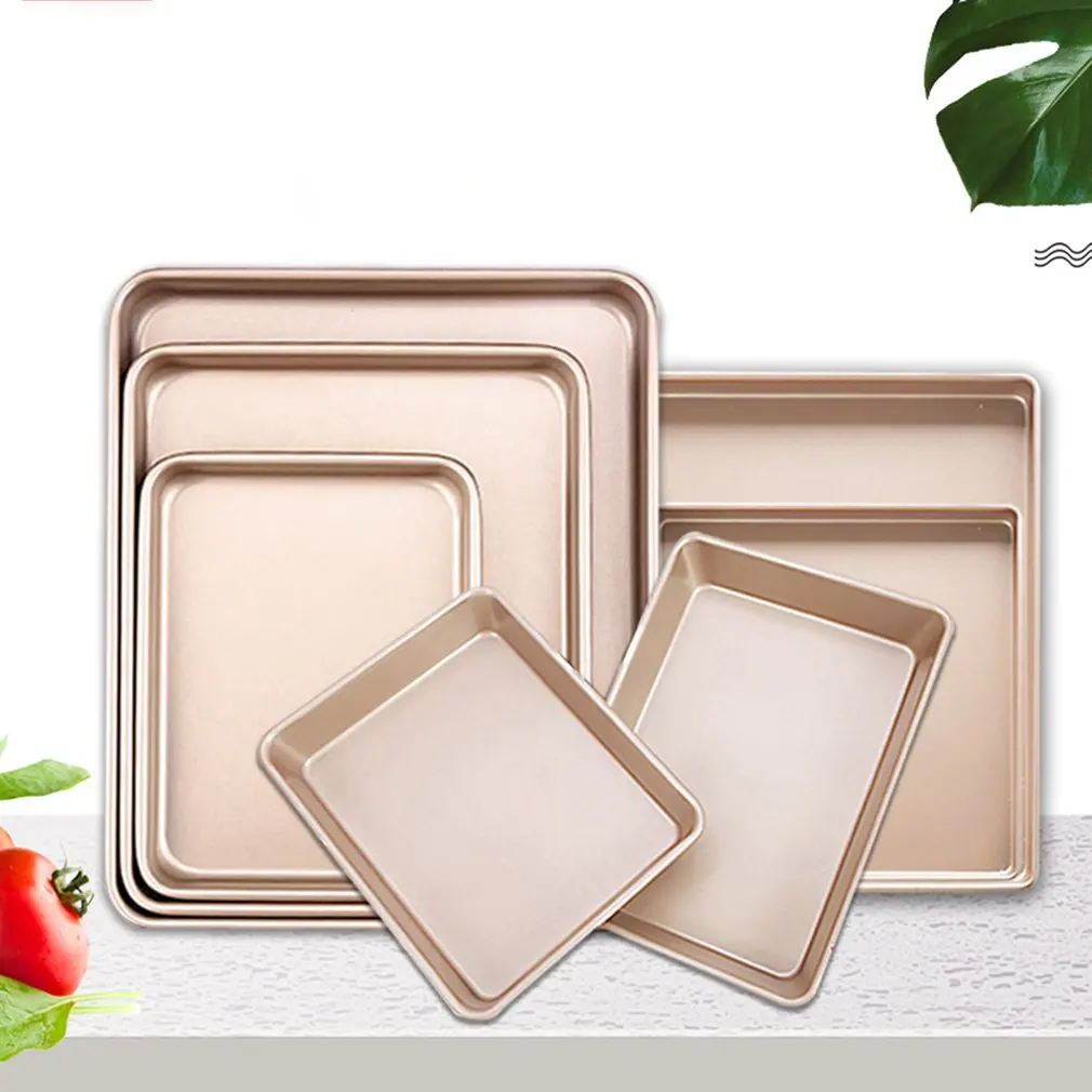 Non-stick cake baking tray for bakery Heavy steel material High temperature resistance Fast thermal conductivity