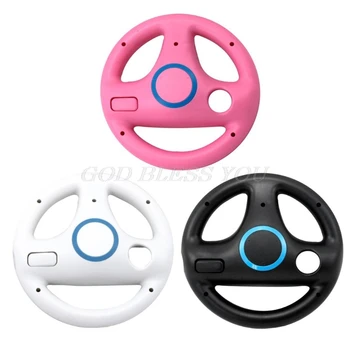 

New Durable Plastic Steering Wheel For Nintend For Wii For Mario Kart Racing Games Remote Controller Console Drop Shipping