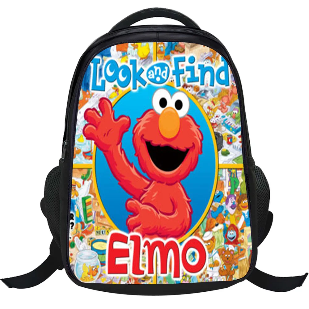 

New Style Sesame Street Men And Women Children Baby's Bag Superman Sesame Street Backpack School Bag Kindergarten Backpack