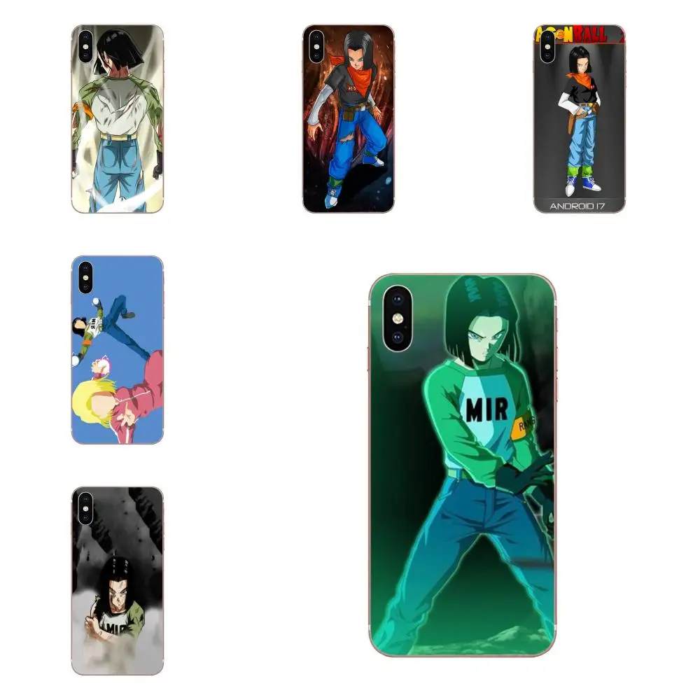Аниме Dragon Ball Super Z Android 17 для Xiao mi 3 4 4C 4i 5 5s 5X6 6X8 SE Pro Lite A1 Max x 2 Note | Мобильные телефоны и