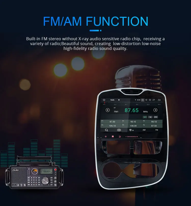 Top LJHANG 10.1" Android 9.0 Car Radio For Renault CLIO 2015 2016 2017 GPS WIFI 1 DIN Auto Stereo Multimedia Player 8 Core IPS USB 8