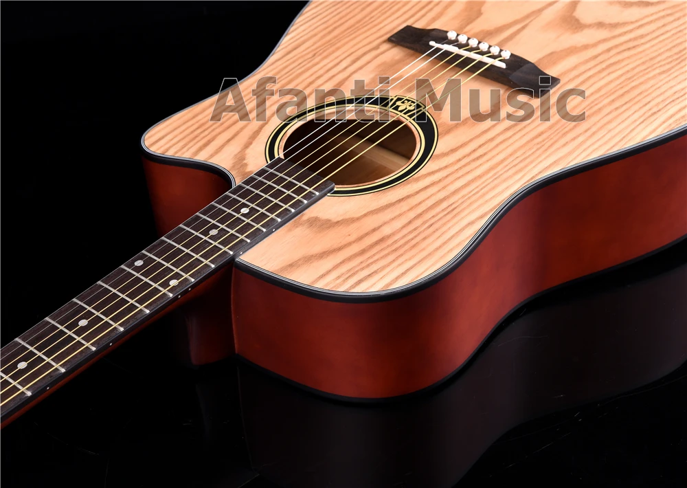41 дюймов золы Woodtop/американской липы с задним и передним по бокам/акустической гитары из Afanti музыка(AF-1040