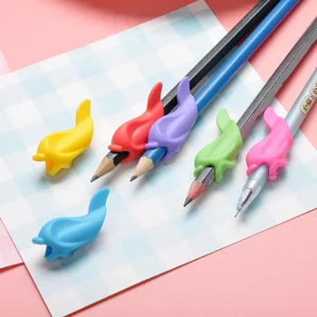 

New 10 Pcs Creative Children Pencil Holder Correction Hold Pen Writing Grip Posture Tool Fish