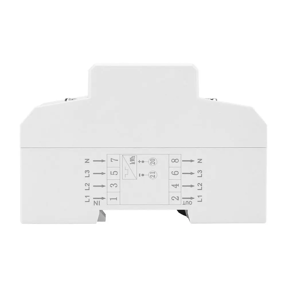 

1 * Digital Three Phase DIN-Rail Electric KWh Energy Meter 10(40)A 380V 50Hz