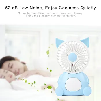 

Mini Handheld Fan Portable Desk Stroller Table Fan with USB Rechargeable Battery Operated Cooling Folding Electric Fan