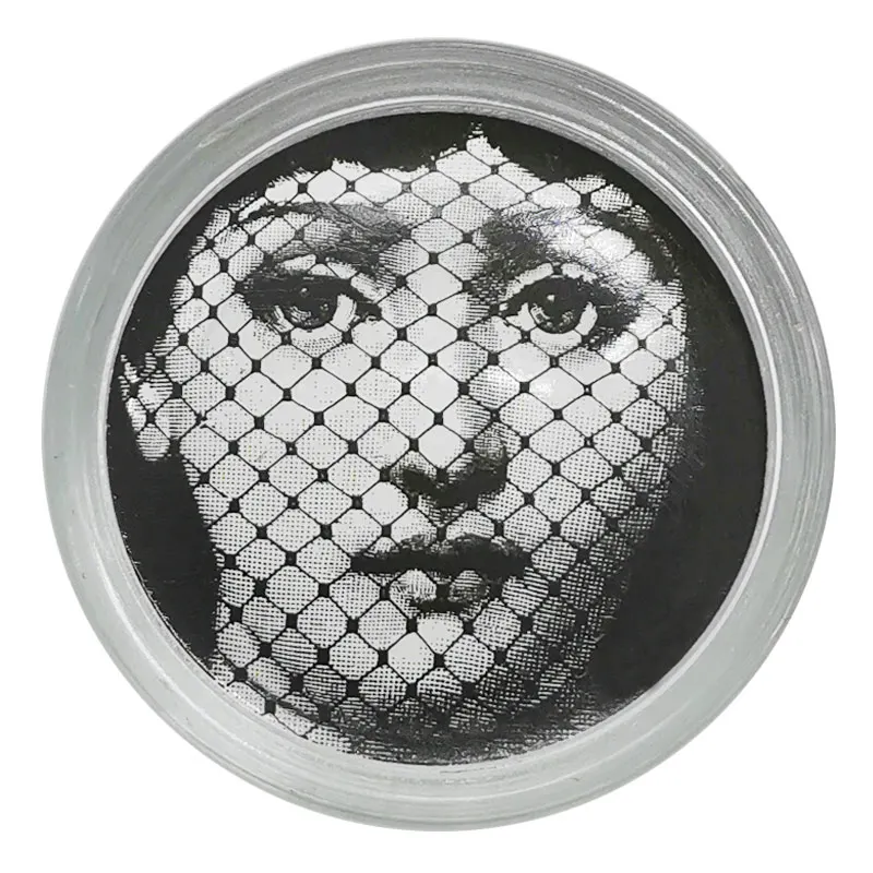 Fornasetti Кубок европейский и американский классический гостиная украшение настольное украшение прозрачное стекло бокал для вина es