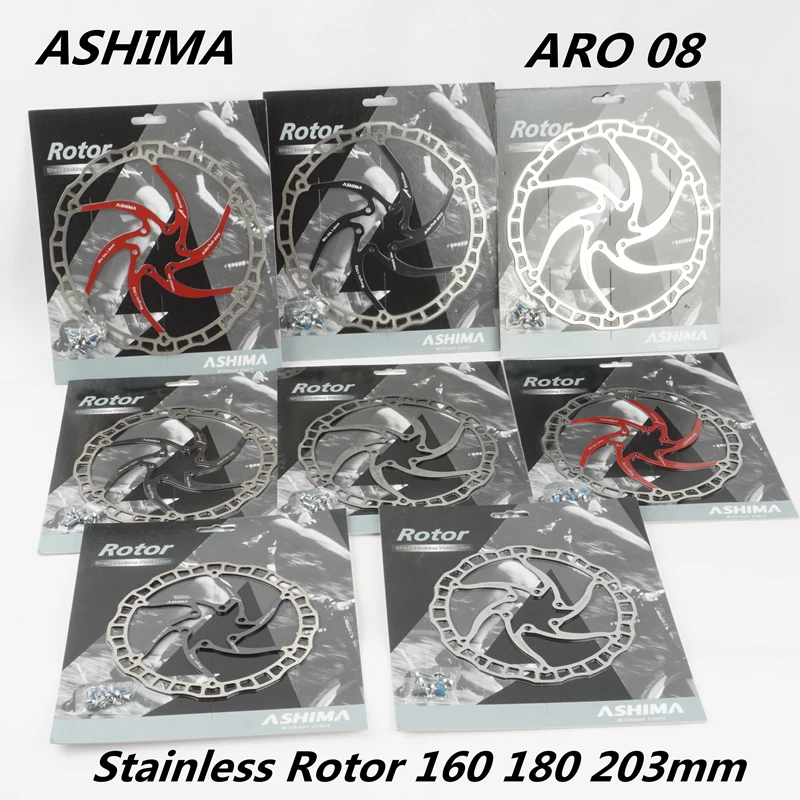 ASHIMA-ARO-08-MTB-Mountain-Bike-DISC-BRAKE-ROTOR-Stainless-Super-Light ...