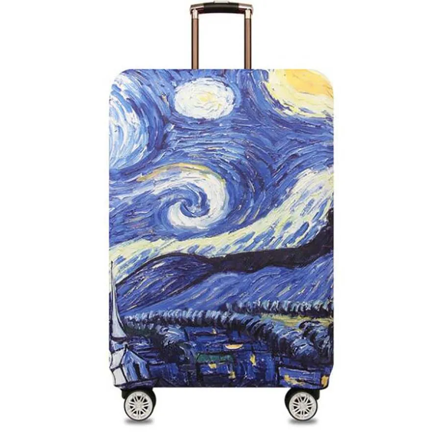 Wehyah эластичные Защитные чехлы для багажа из спандекса чехлы для чемоданов аксессуары для путешествий женские пылезащитные Чехлы 18 ''-32'' чемодан ZY123 - Цвет: 12