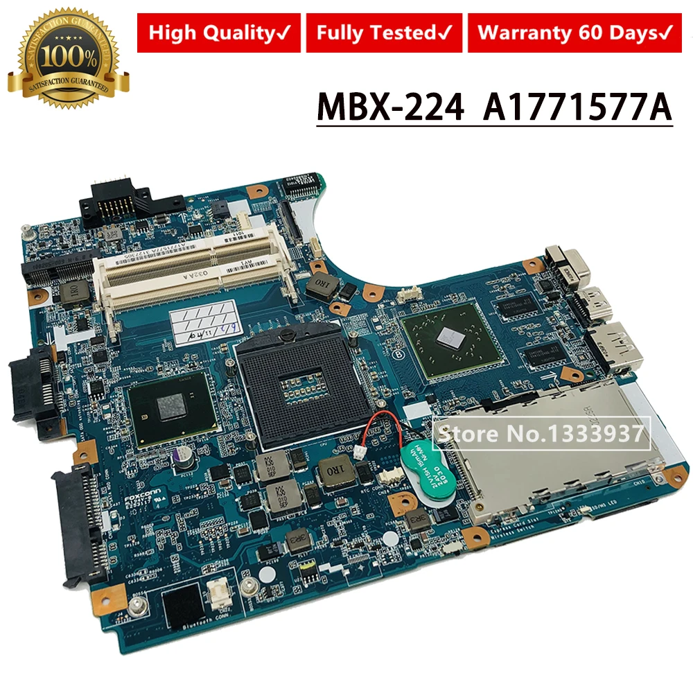A1771577A MBX-224 основная плата для SONY Vaio VPCEB VPC-EB Материнская ноутбука HM55 DDR3 M960 1P-009CJ01-8011