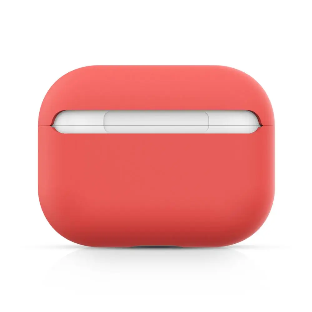 Чехол для AirPods Pro, мягкий жидкий силиконовый защитный чехол, видимый передний светодиодный чехол для AirPods Pro, чехол 3, модный зеленый - Цвет: color 16