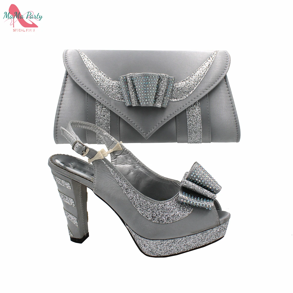 New Arrivals High-Quality African Women Shoes and Bag Set