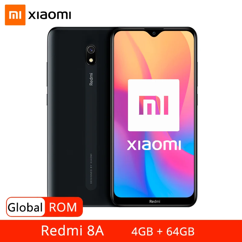 Смартфон Xiaomi Redmi 8A с глобальной прошивкой 4 Гб 64 ГБ Восьмиядерный процессор Snapdargon