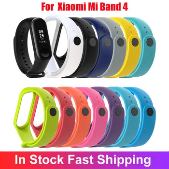 

Multi-colors Silicone Wrist Strap For Xiaomi Mi Band 4 Smart Wristband Replacement Bracelet Smart Accessories Wrist Straps